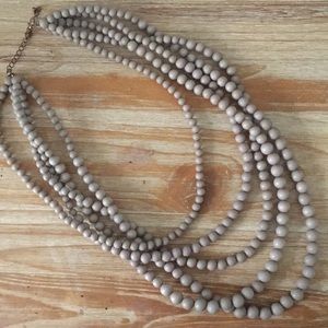 18” long beaded necklace